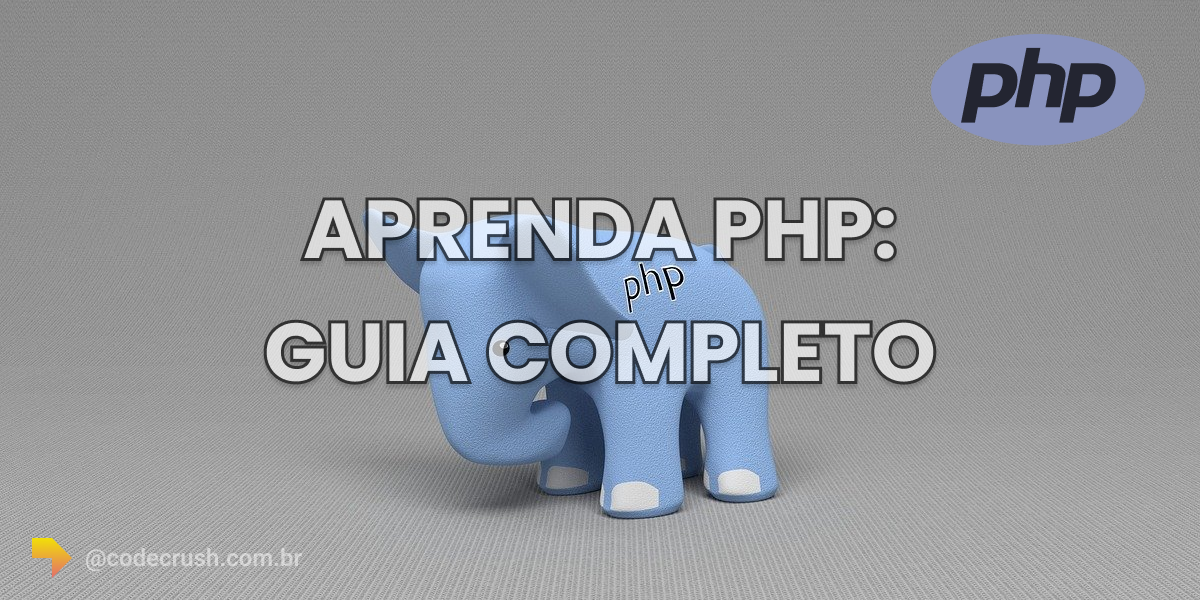 Elefante do php. Imagem traz a logo original da linguagem de programação php