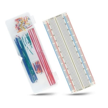 Kit Cabos Jumper U 140 Pcs + Protoboard 830 Furos