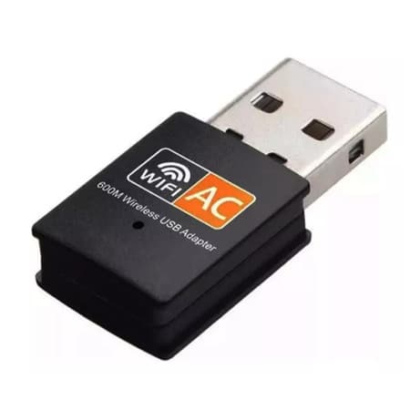 Adaptador Usb Wifi 5ghz 600mbps Wireless 5g Ac Receptor