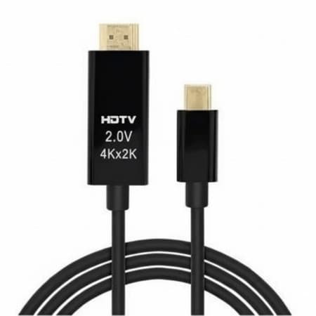 Cabo Hdmi 4k Usb-C 1.8M Adaptador Type-c Espelhar Celular na Tv