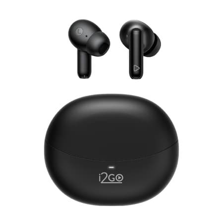 Fone De Ouvido Bluetooth Sem Fio TWS Air Buds 600 ANC i2GO Com Cancelamento de Ruido