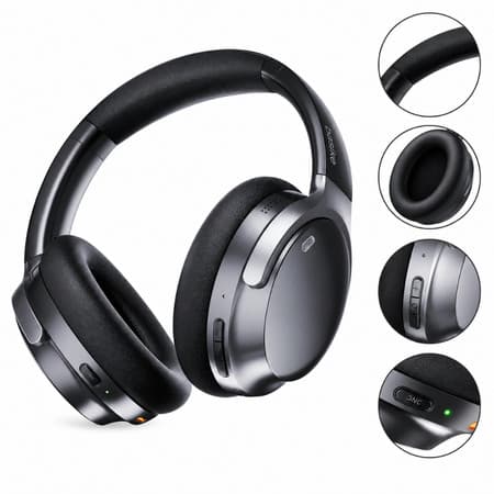 Fone de Ouvido Bluetooth Som Imersivo com Cancelamento de Ruído Original Basike