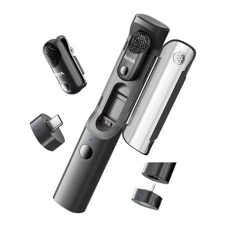 Microfone Sem Fio BOYA Magic-05 AI USB-C p/Celular Live