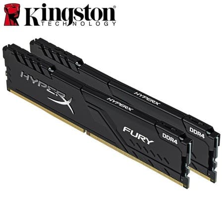 Kingston HyperX FURY DDR4 8GB 16GB 2133Mhz 2400MHz 2666MHz 3200MHz Memória RAM DIMM De Mesa Para Jogos 288 Pinos
