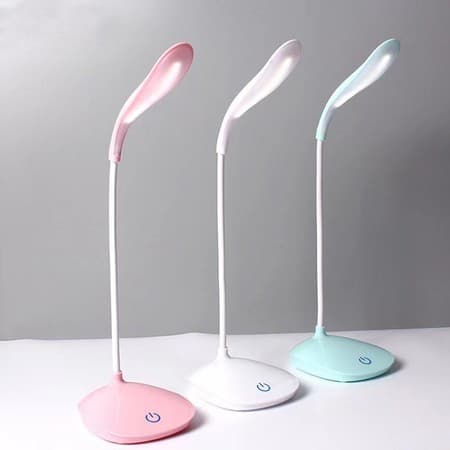 Luminária De Mesa Articulável Escritório Estudo Led Várias Cores Recarregável USB