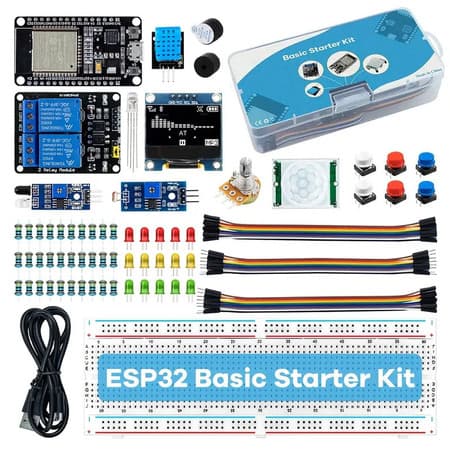 Kit Inicial Arduino Uno (Compatível) Com Protocolo E Componentes Eletrônicos Para Robótica Iniciante Recomendado