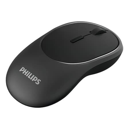 Mouse sem fio recarregável Philips 400 Series SPK7413 black