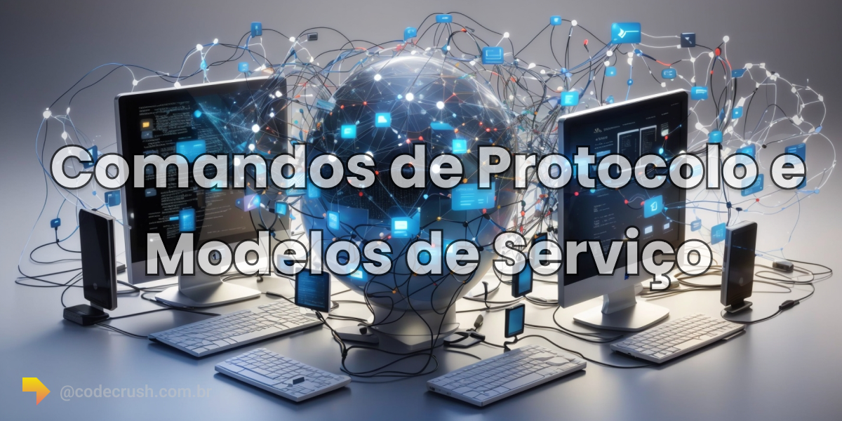 Imagem do artigo: Comandos de Protocolo e Modelos de Serviço: Explorando a Comunicação em Redes