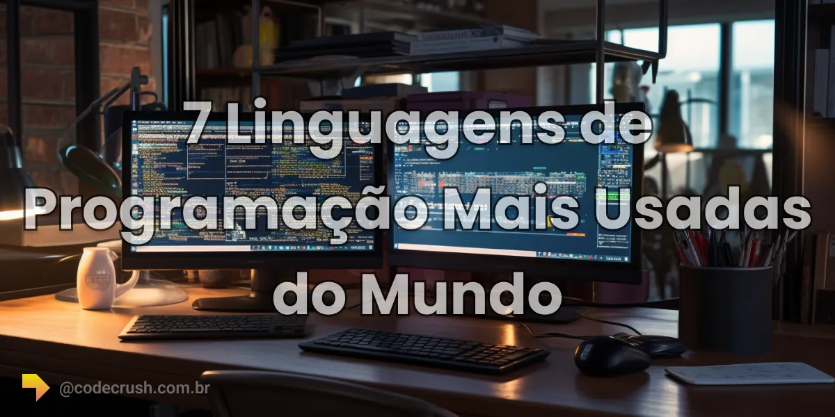 Imagem do artigo: 7 Linguagens de Programação Mais Usadas do Mundo